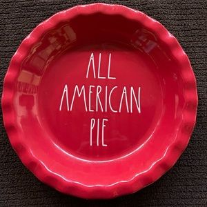 NWT Rae Dunn All American Pie Ceramic Plate
